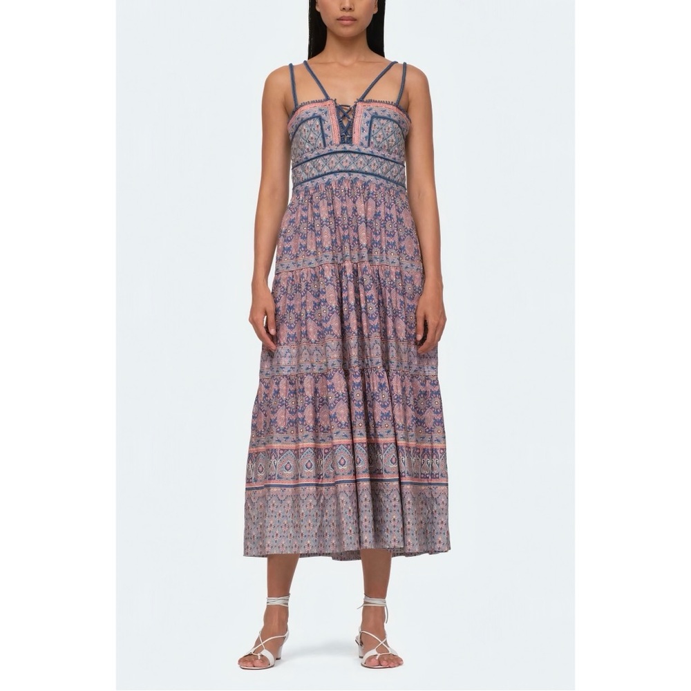 NWT SEA New York Midi Quilted Floral Cut-Out Parker Sleeveless Dress